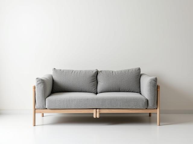 Minimalistisk sofa i nordisk design